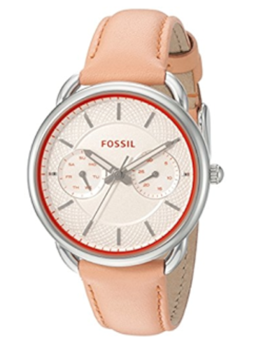 Horlogeband Fossil ES3952 Leder Oranje 16mm